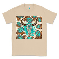 Mushroom gemstone bull skull leopard Classic Tee - TumblerDesignByShophia