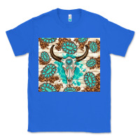 True Royal gemstone bull skull leopard Classic Tee - TumblerDesignByShophia