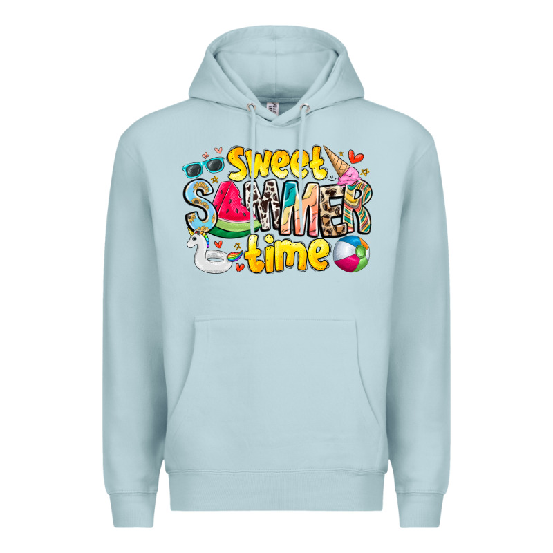 Summer Time Premium Hoodie by CowhideDigitalArt | Teevron