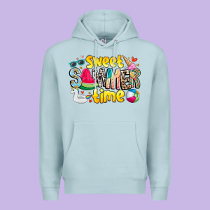 Summer Time Premium Hoodie Designed By Cowhidedigitalart