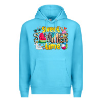 Ocean Blue summer time Premium Hoodie - CowhideDigitalArt