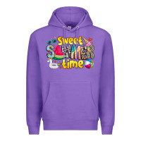 Purple summer time Premium Hoodie - CowhideDigitalArt