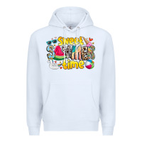 White summer time Premium Hoodie - CowhideDigitalArt