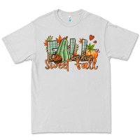 Dove Grey Fall sweet Fall Premium Tee - NancyCooperArtShop
