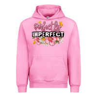 Fuchsia Pink perfectly imperfect Urban Hoodie - JahusDesignShop
