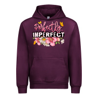 Mauve Wine perfectly imperfect Urban Hoodie - JahusDesignShop