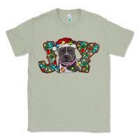 Matcha Christmas Pitbull Joy Classic Tee - RanaPortraitStore