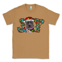 Toasted Coconut Christmas Pitbull Joy Classic Tee - RanaPortraitStore