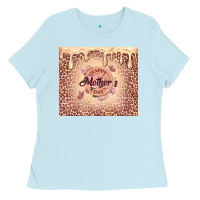 Baby Blue happy mother's day with roses Ladies Tee - TumblerDesignByShophia