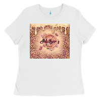 White happy mother's day with roses Ladies Tee - TumblerDesignByShophia