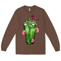 Chestnut Western Cactus Cold Frappe Long Sleeve Tee - FaDigitalArtStudio