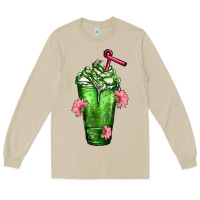 Mushroom Western Cactus Cold Frappe Long Sleeve Tee - FaDigitalArtStudio