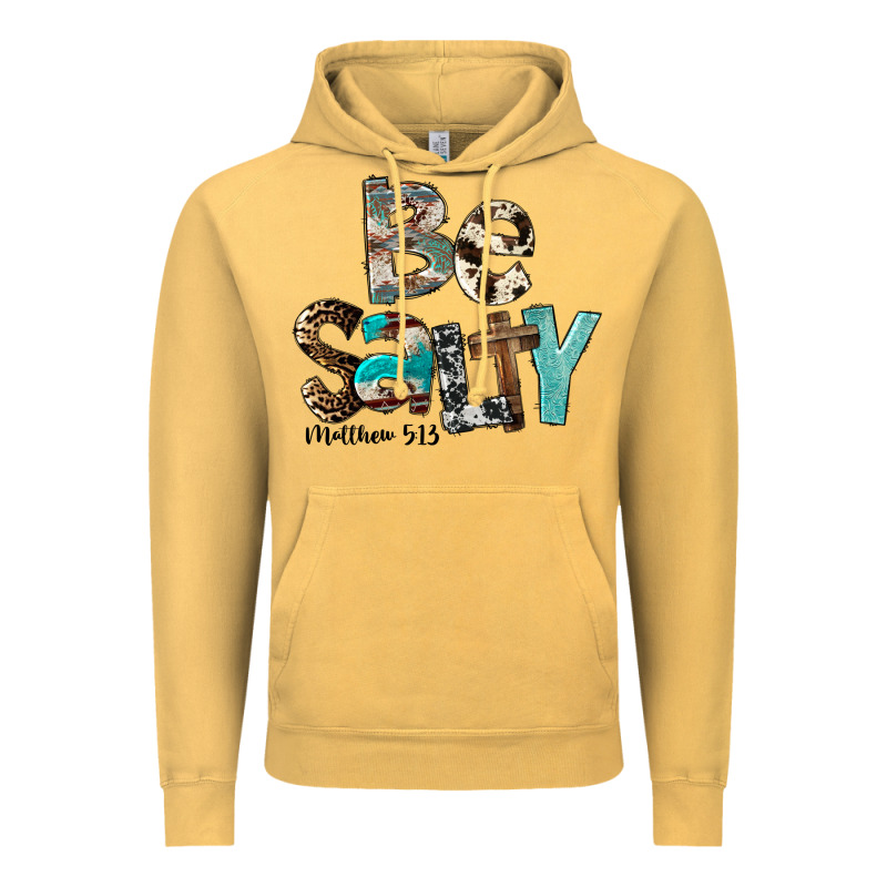 Be Salty Matthew 5:13 Vintage Hoodie by FaDigitalArtStudio | Teevron