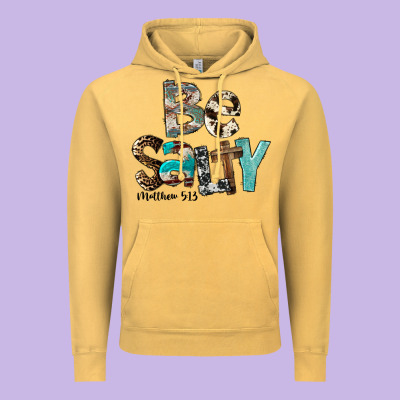 Be Salty Matthew 5:13 Vintage Hoodie Designed By Fadigitalartstudio