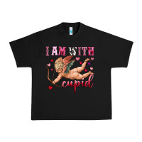 Black i am with cupid Urban Heavy Tee - OliviaCreatesArt