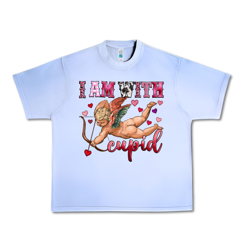 I Am With Cupid Urban Heavy Tee by OliviaCreatesArt | Teevron