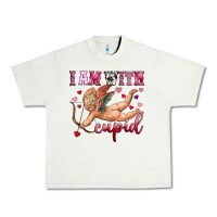 Pistachio i am with cupid Urban Heavy Tee - OliviaCreatesArt