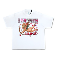 White i am with cupid Urban Heavy Tee - OliviaCreatesArt