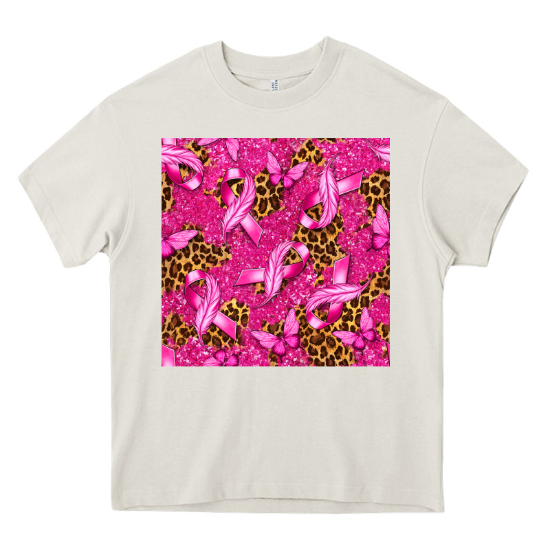 Breast Cancer With Ribbon And Butterfly Seamless P Heavy Core Tee by texasbilliewilder | Teevron