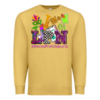 Antique Gold mardi gras lpn licensed practical nurse Premium Sweatshirt - AdoDesignShop