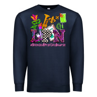 Navy mardi gras lpn licensed practical nurse Premium Sweatshirt - AdoDesignShop