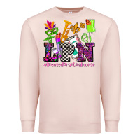 Pale Pink mardi gras lpn licensed practical nurse Premium Sweatshirt - AdoDesignShop