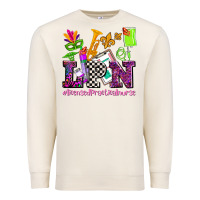 Sandshell mardi gras lpn licensed practical nurse Premium Sweatshirt - AdoDesignShop