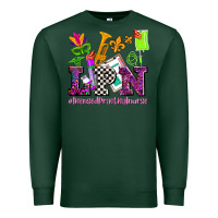 Sports Green mardi gras lpn licensed practical nurse Premium Sweatshirt - AdoDesignShop