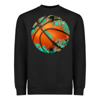 Black western basketball camouflage glitter pattern Heavyweight Sweatshirt - Artiststas