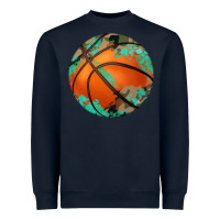 Navy western basketball camouflage glitter pattern Heavyweight Sweatshirt - Artiststas