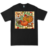 Black I am a Fall kinda girl pumpkin Fall Premium Tee - NancyCooperArtShop