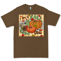 Cacao I am a Fall kinda girl pumpkin Fall Premium Tee - NancyCooperArtShop