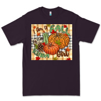 Plum I am a Fall kinda girl pumpkin Fall Premium Tee - NancyCooperArtShop