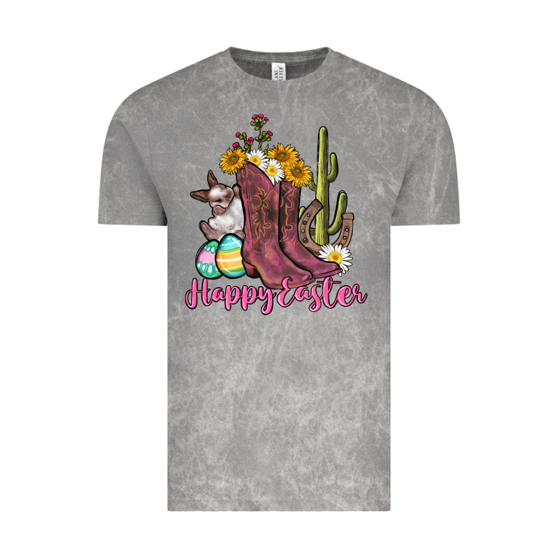 Happy Easter Western Easter Day Vintage Tee by CowGirlArtShop | Teevron