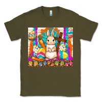 Army Green easter day rabbit Classic Tee - TumblerDesignByShophia