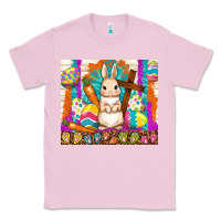 Bubblegum Pink easter day rabbit Classic Tee - TumblerDesignByShophia