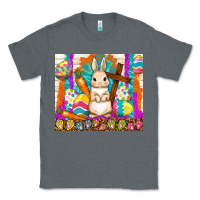Charcoal Heather easter day rabbit Classic Tee - TumblerDesignByShophia