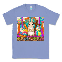 Colony Blue easter day rabbit Classic Tee - TumblerDesignByShophia