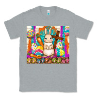 Heather Grey easter day rabbit Classic Tee - TumblerDesignByShophia