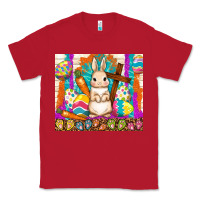 Red easter day rabbit Classic Tee - TumblerDesignByShophia
