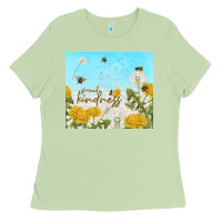 Matcha spread kindness with dandelions Ladies Tee - TumblerDesignByShophia