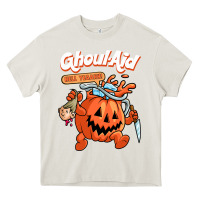 Cream cool ghoul aid funny ghoul pumpkin cute meme halloween t shirt Heavy Core Tee - maiPhamDesign
