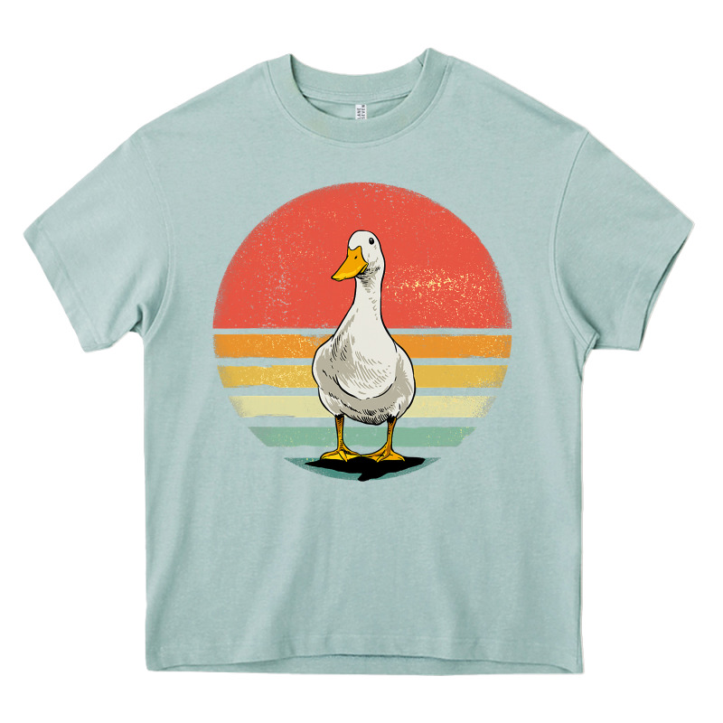 Retro Vintage Duck Heavy Core Tee by maiPhamDesign | Teevron