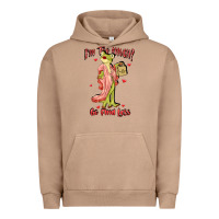 Pigment Burro im too much go find less boujee frog funny Urban Hoodie - JahusDesignShop