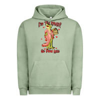 Pigment Oil Green im too much go find less boujee frog funny Urban Hoodie - JahusDesignShop