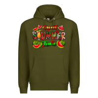 Army Green summer time Premium Hoodie - CowhideDigitalArt