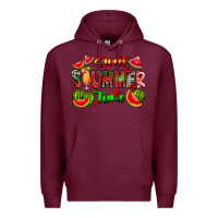 Burgundy summer time Premium Hoodie - CowhideDigitalArt