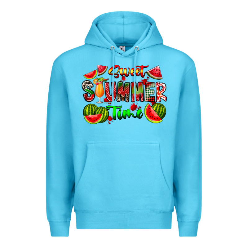 Summer Time Premium Hoodie by CowhideDigitalArt | Teevron