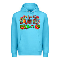 Ocean Blue summer time Premium Hoodie - CowhideDigitalArt