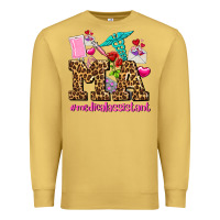 Antique Gold valentines day m a medical assistant Premium Sweatshirt - AdoDesignShop